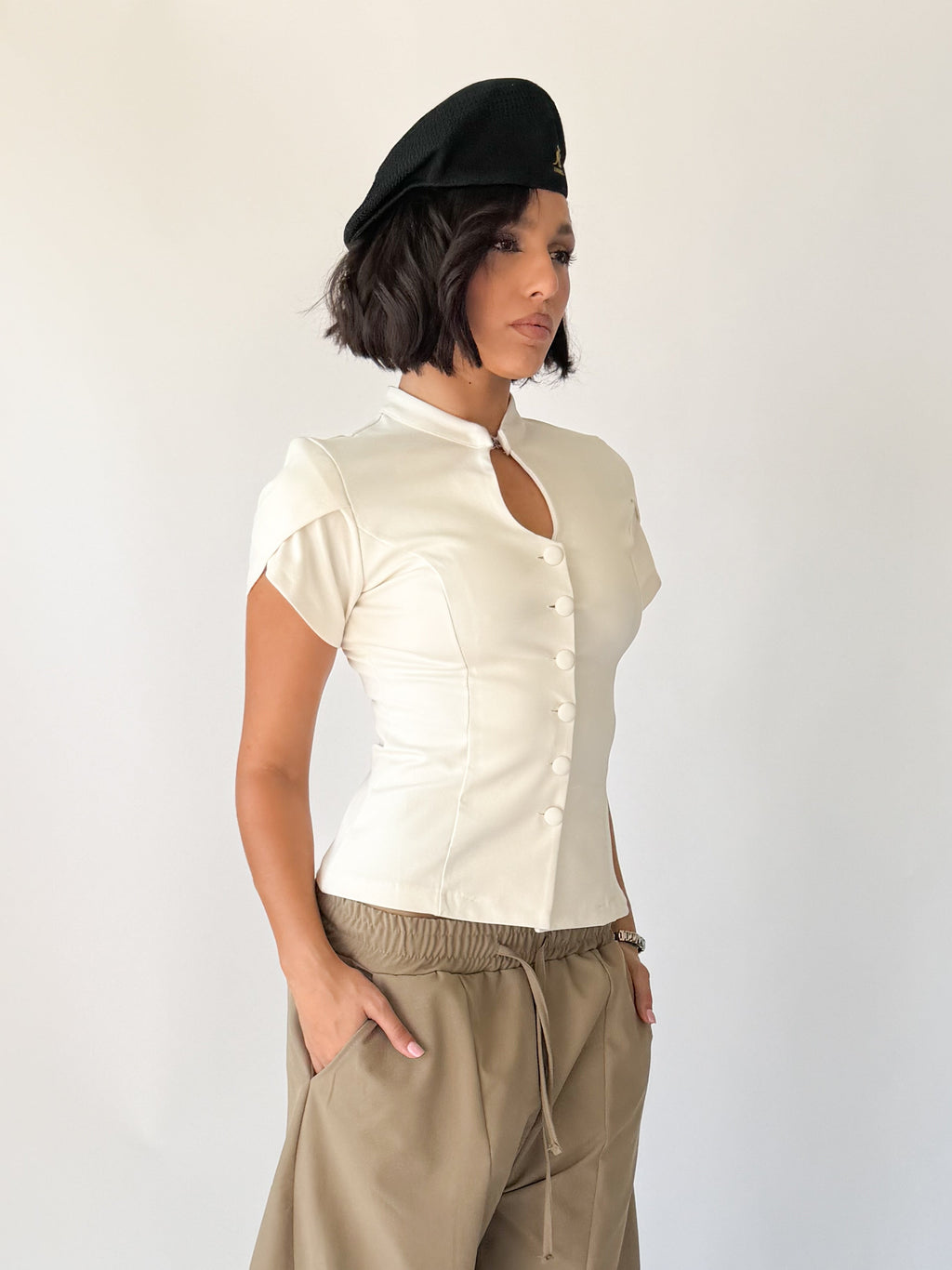 Shirt BON TON panna