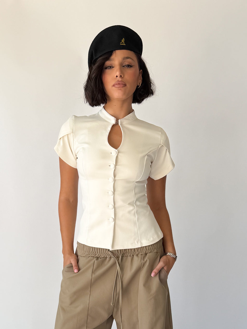 Shirt BON TON panna