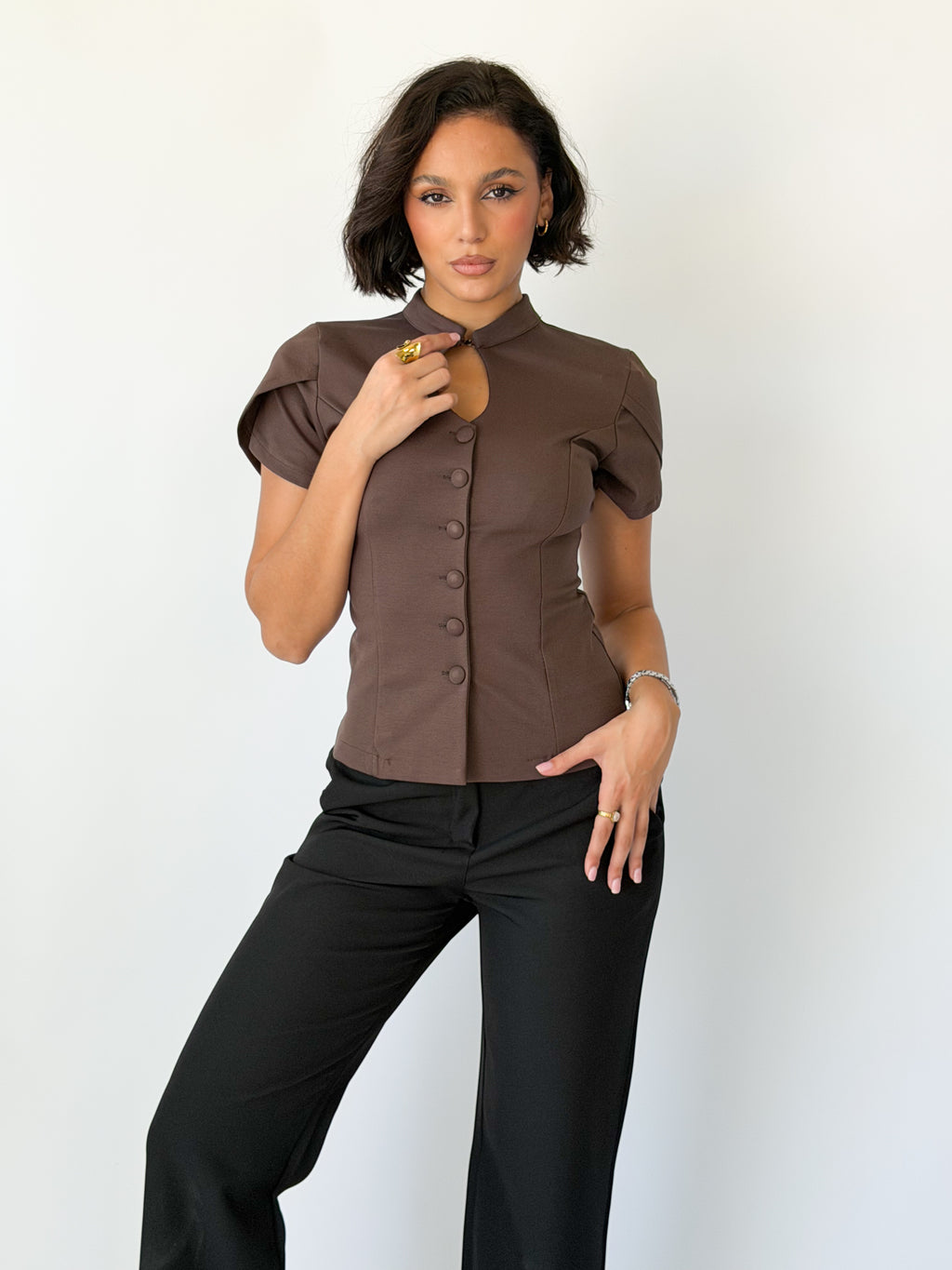 Shirt BON TON marrone
